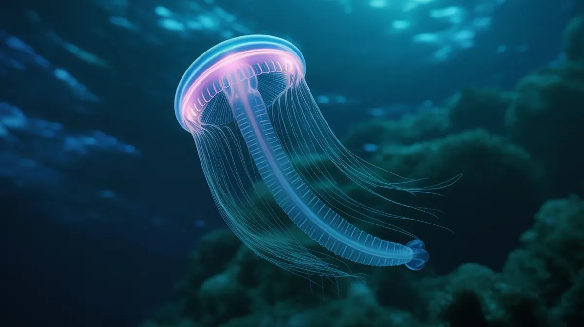Bioluminescent Comb Jelly