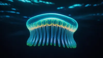 Bioluminescent Comb Jelly