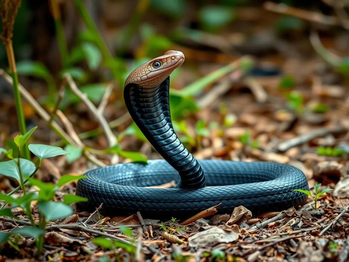 Black-necked Spitting Cobra