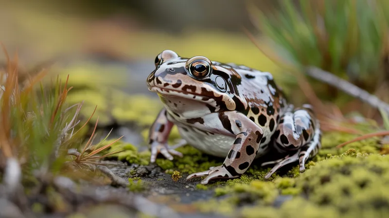 Black rain frog