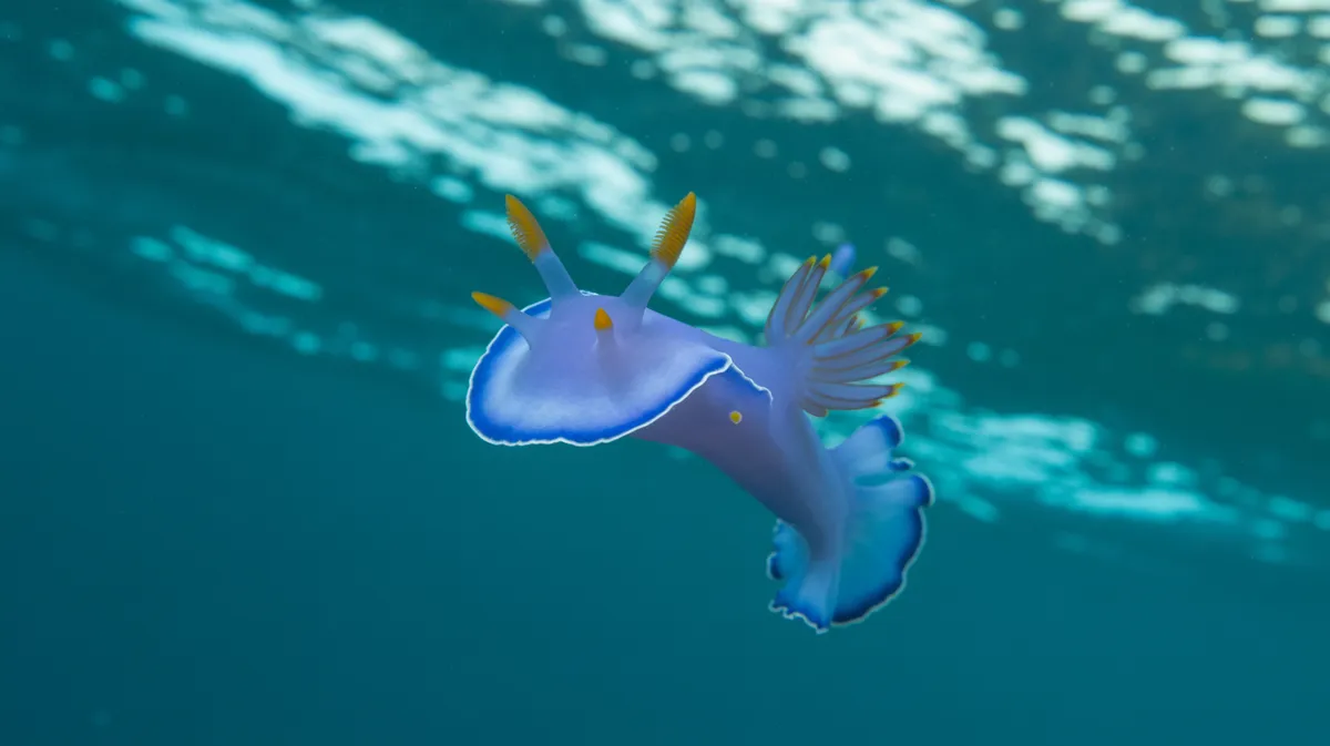 Blue dragon nudibranch