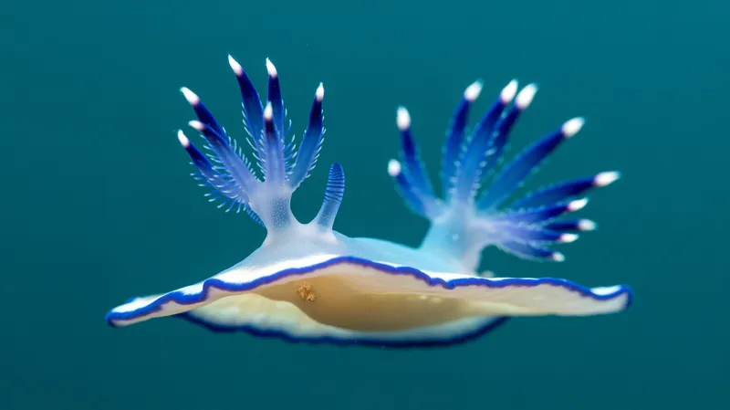 Blue dragon nudibranch