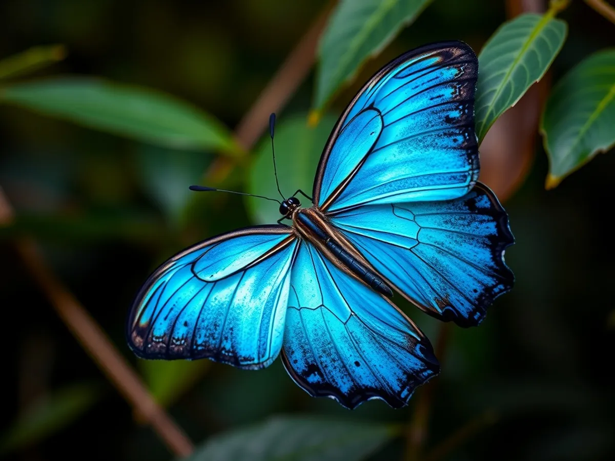 Blue Morpho Butterfly