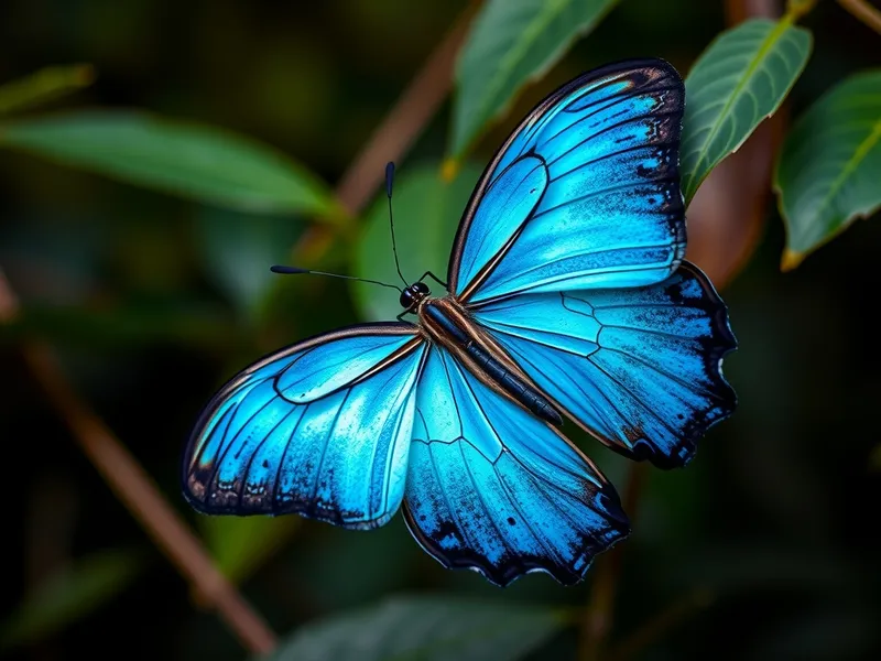 Blue Morpho Butterfly