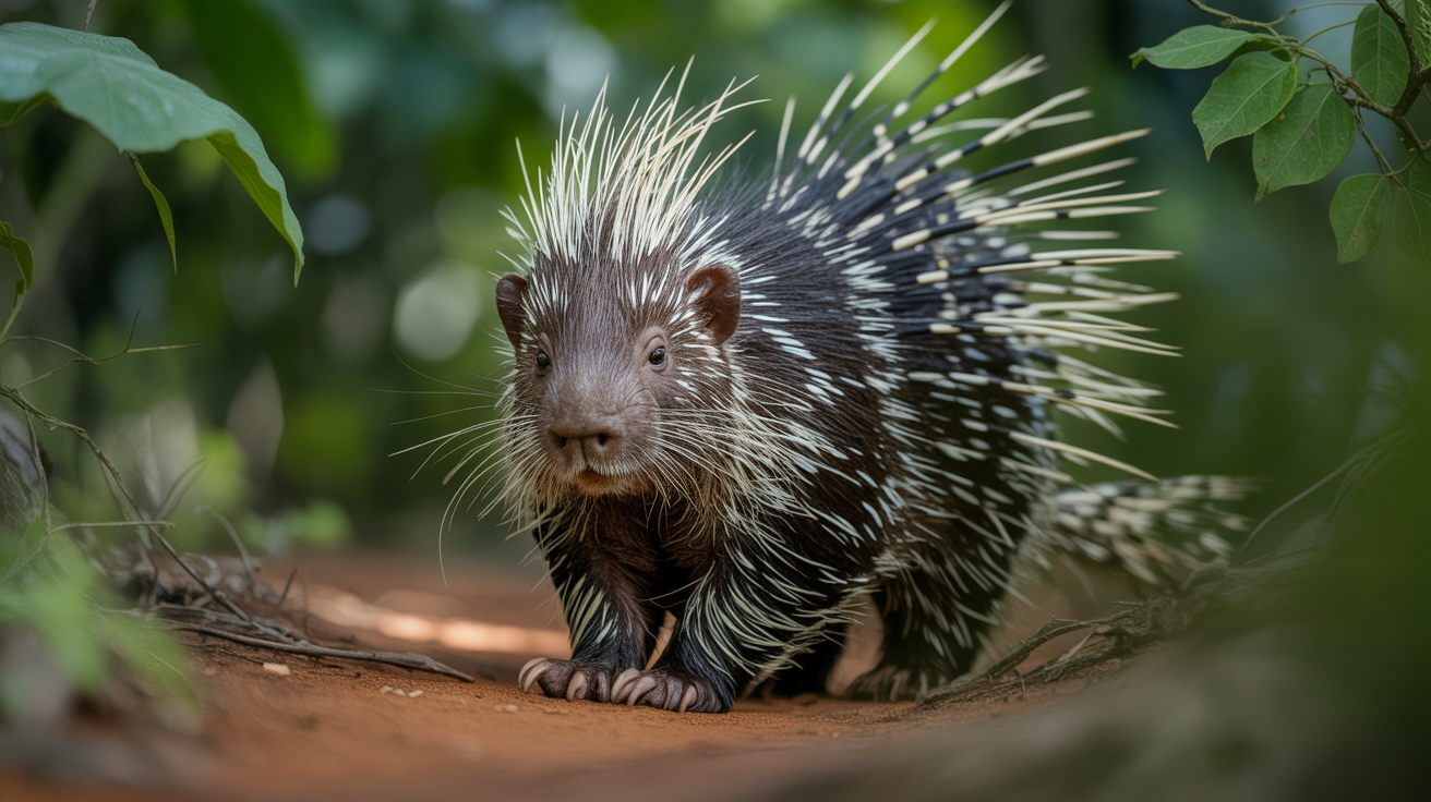 Bristle-spined Porcupine
