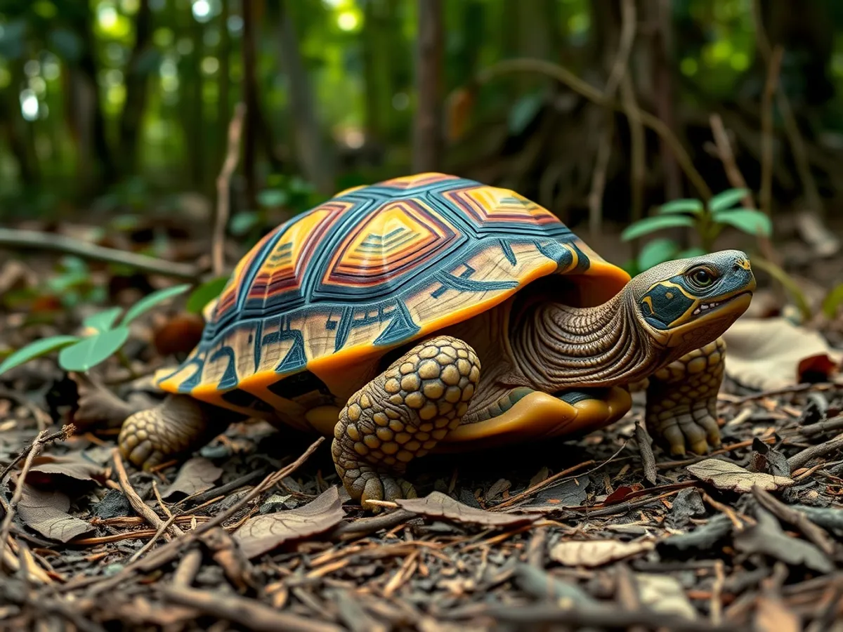 Burmese Star Tortoise