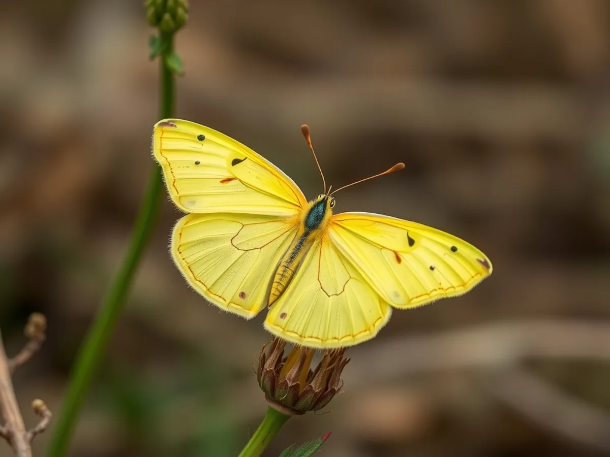 Cloudless Sulfur Butterfly