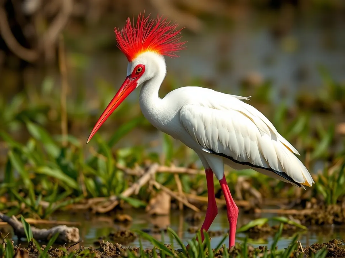Crested Ibis