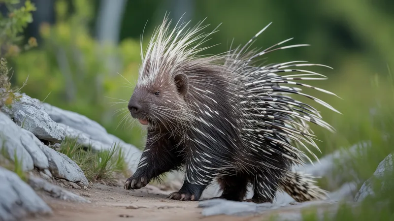 Crested Porcupine