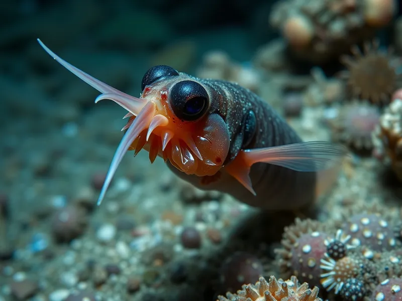 Deep-sea Anglerfish Larva
