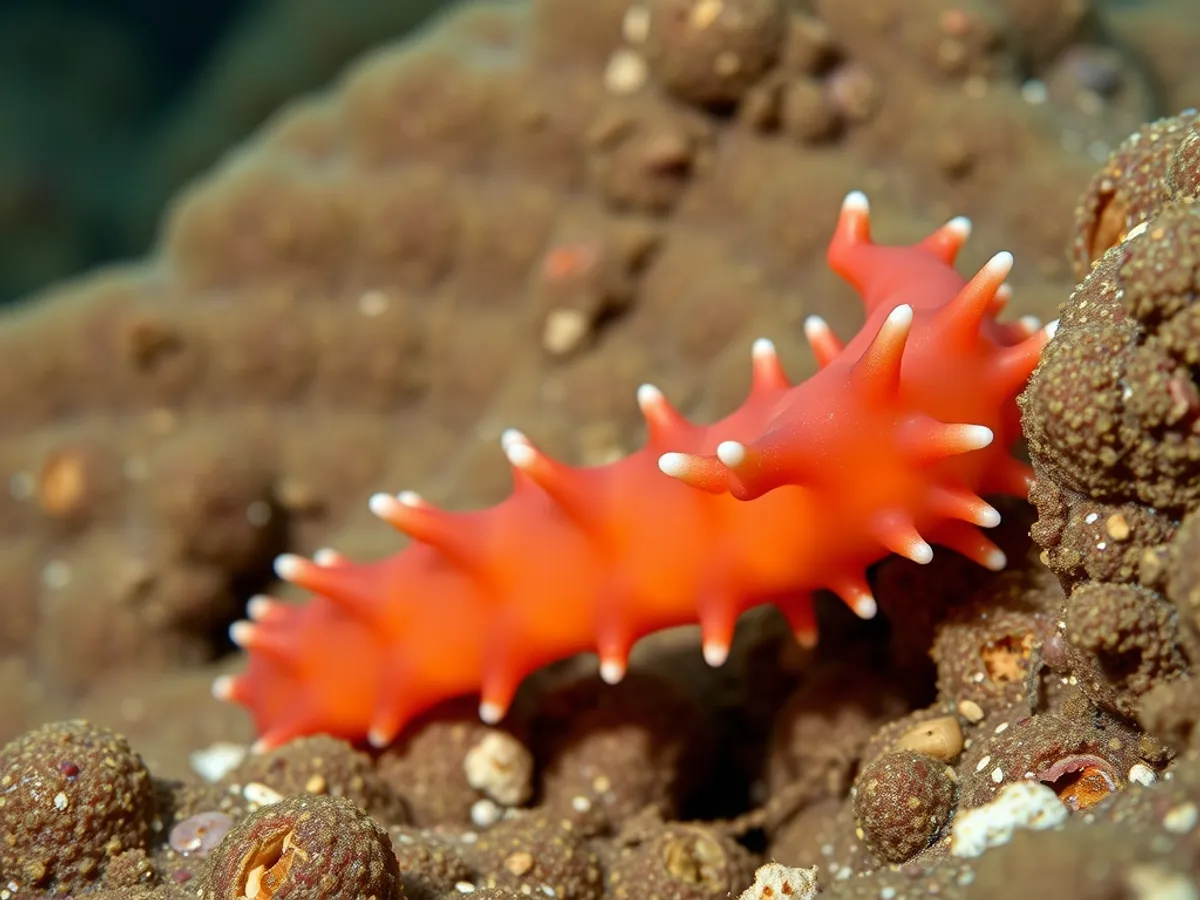 Deep-sea hydrothermal vent tube worm