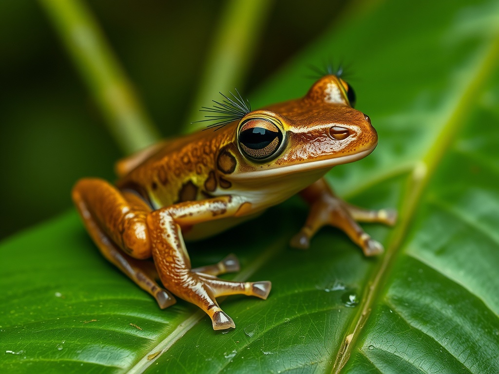 Eyelash Leaf Frog