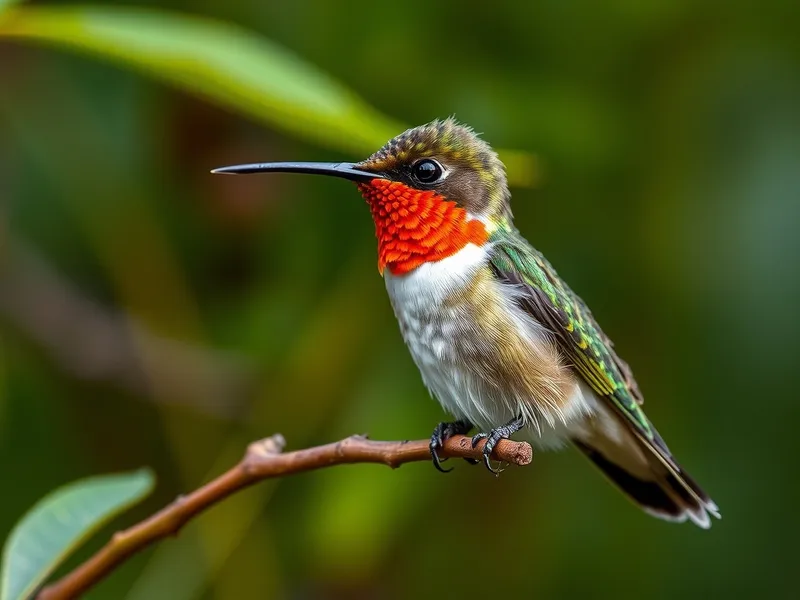 Fiery-throated Hummingbird