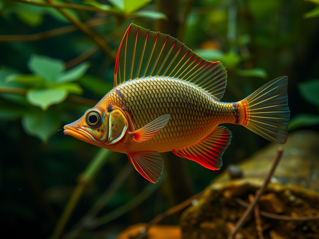 Freshwater angelfish