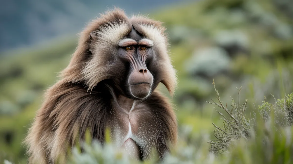 Gelada Baboon