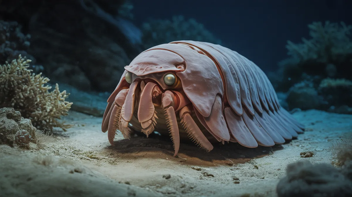 Giant deep-sea isopod