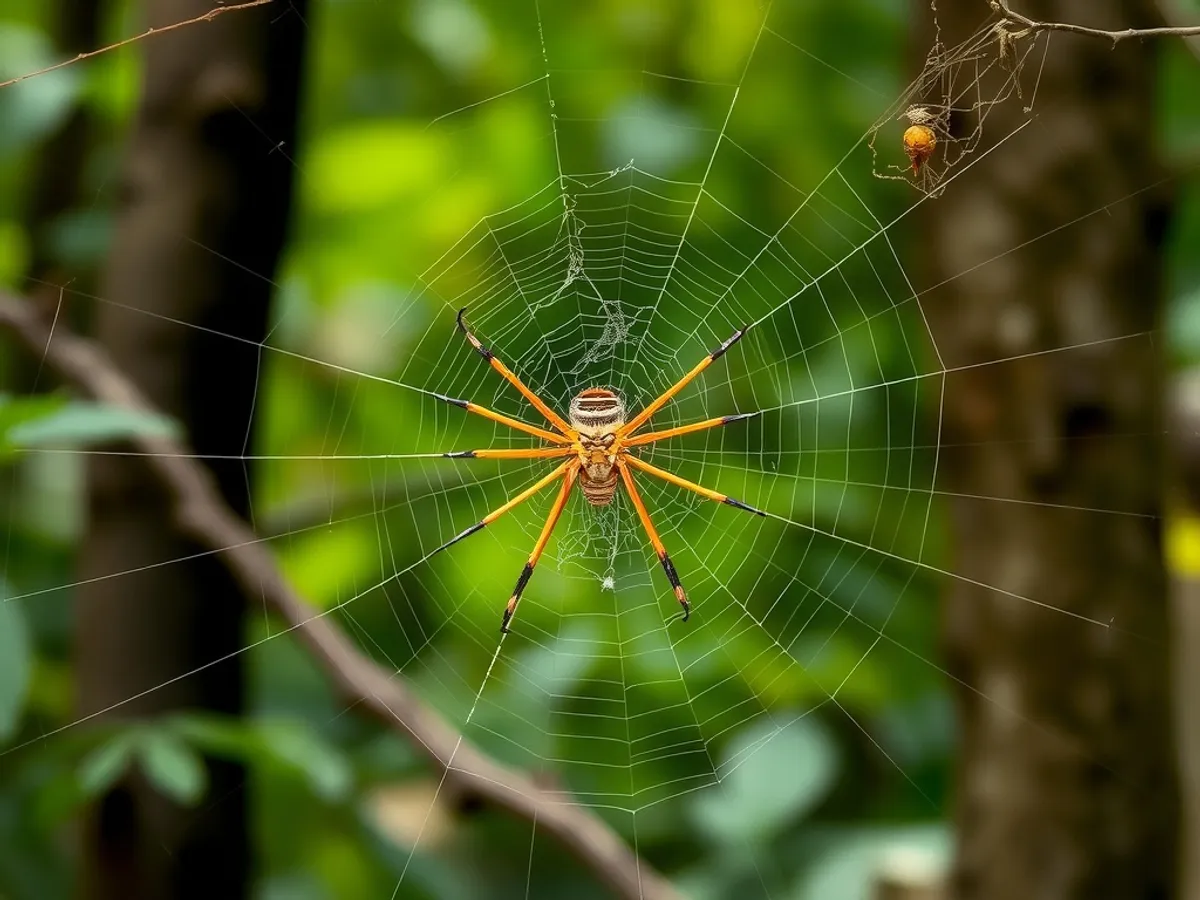 Giant golden silk orb-weaver
