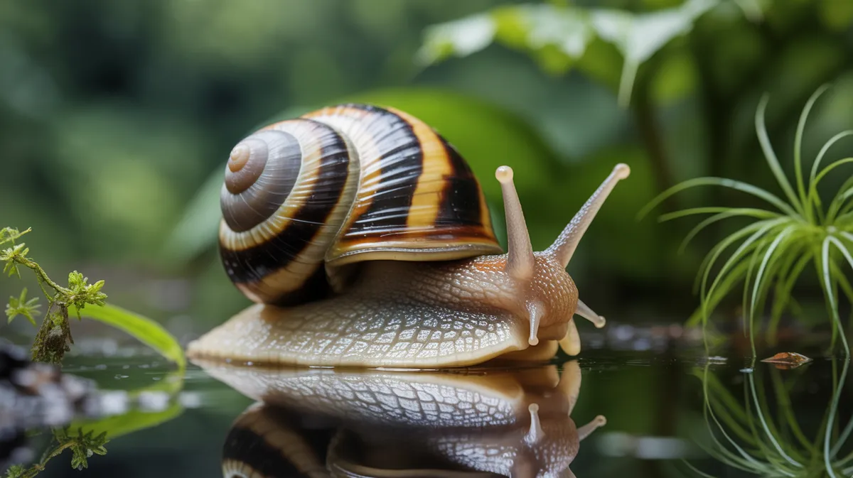 Giant panda snail