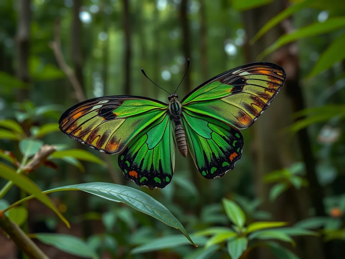 Glasswing Butterfly