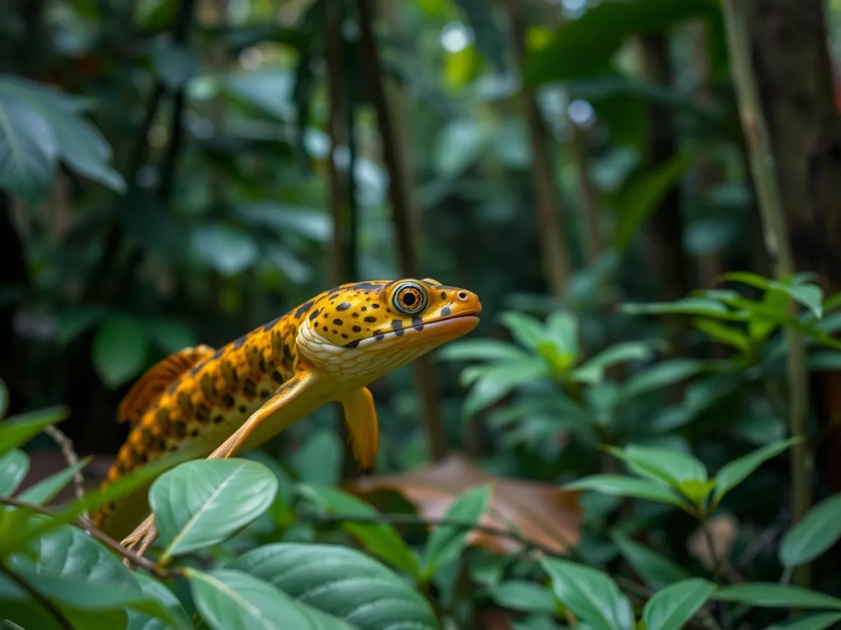 Golden lancehead