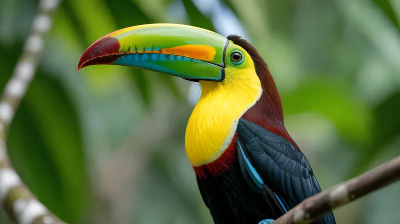 Green-billed Toucan