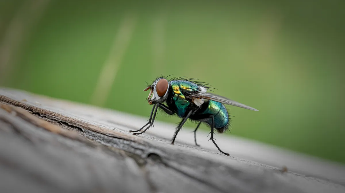 Green bottle fly