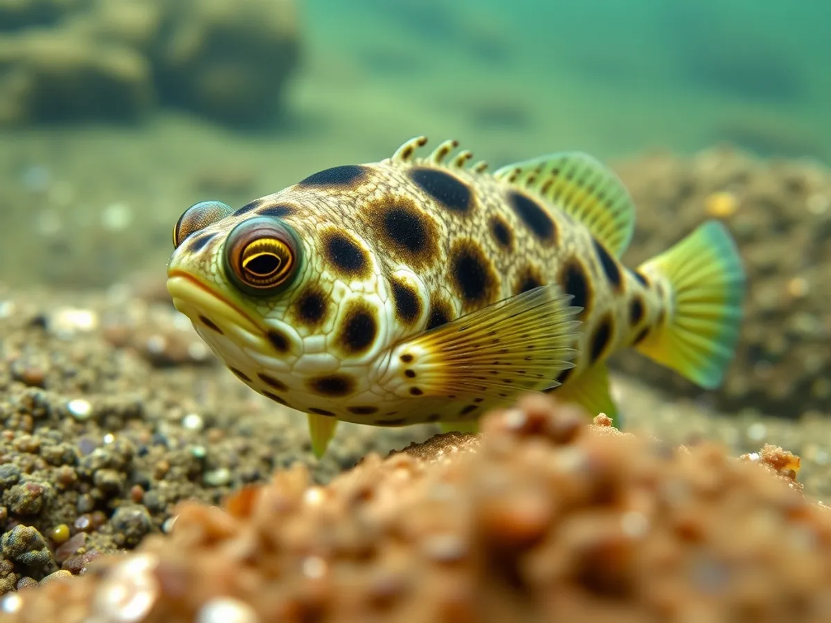 Green spotted puffer