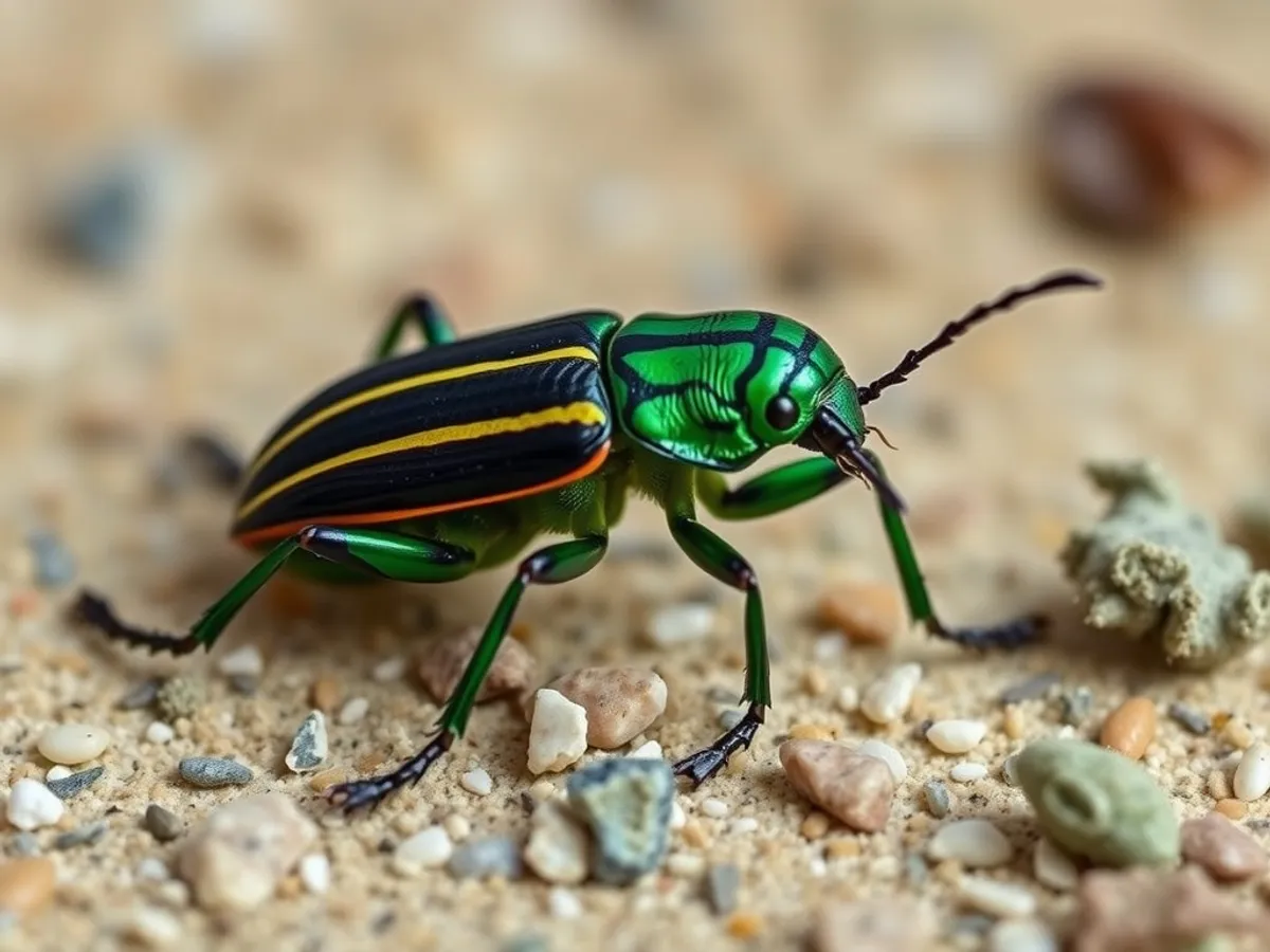 Green tiger beetle