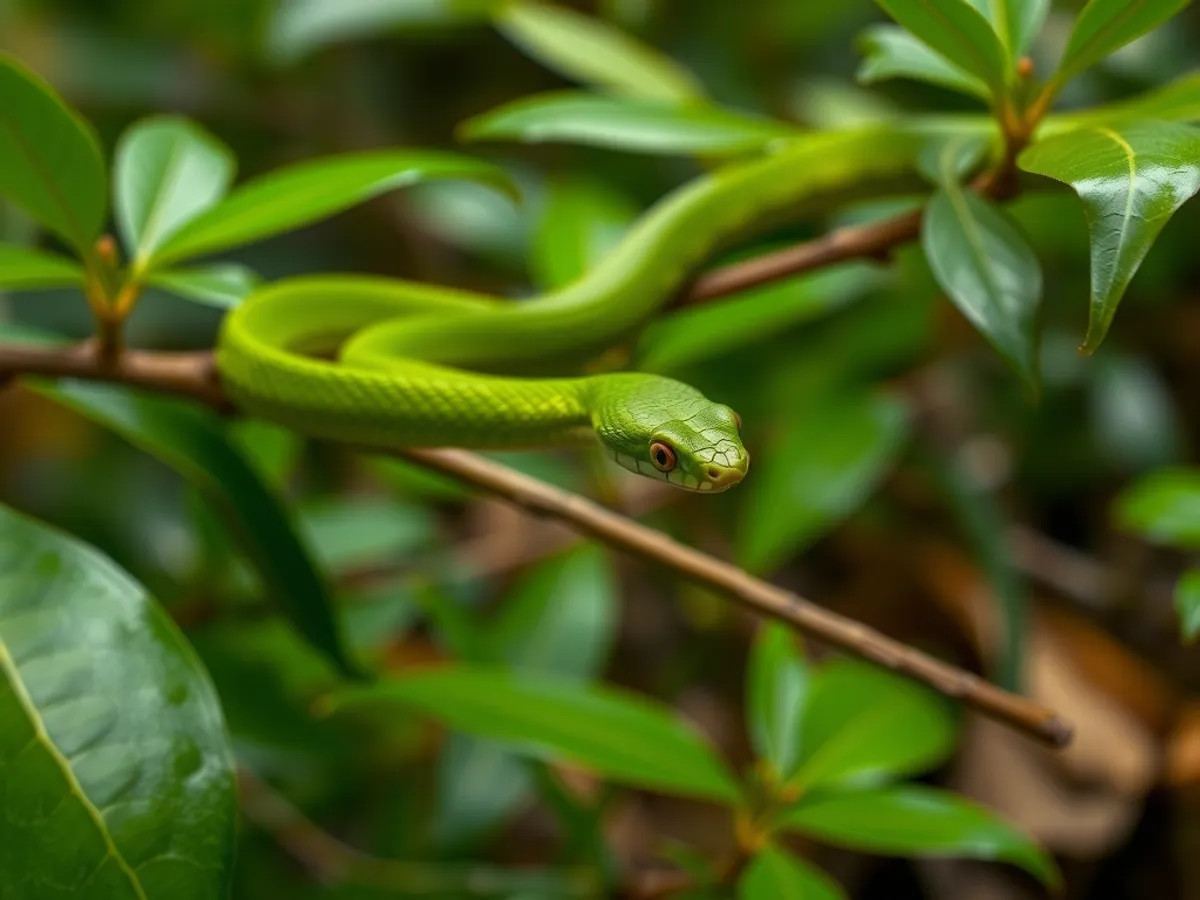 Green vine snake