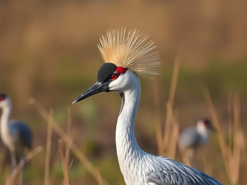 Grey Crowned Crane