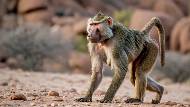 Hamadryas Baboon