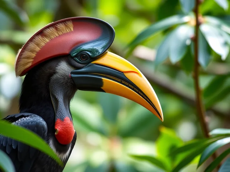 Helmeted Hornbill