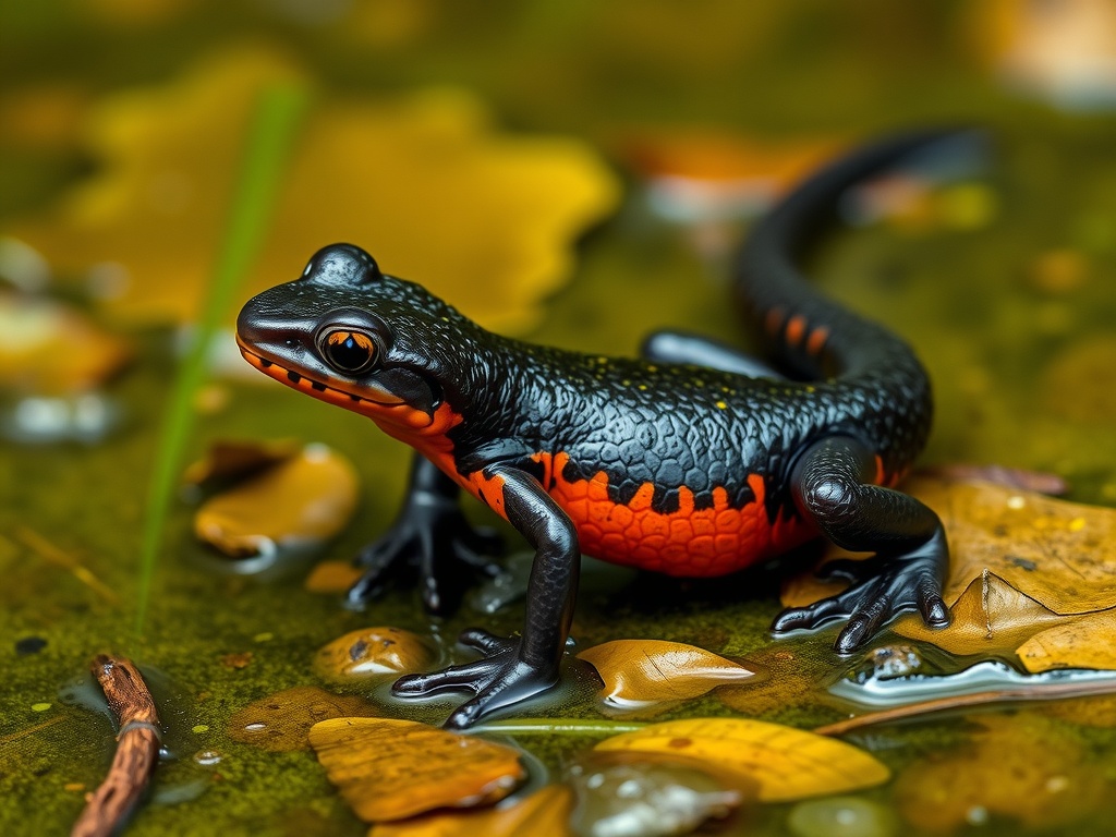 Japanese Fire-bellied Newt