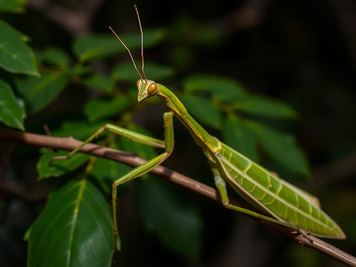 Leafy Horned Mantis