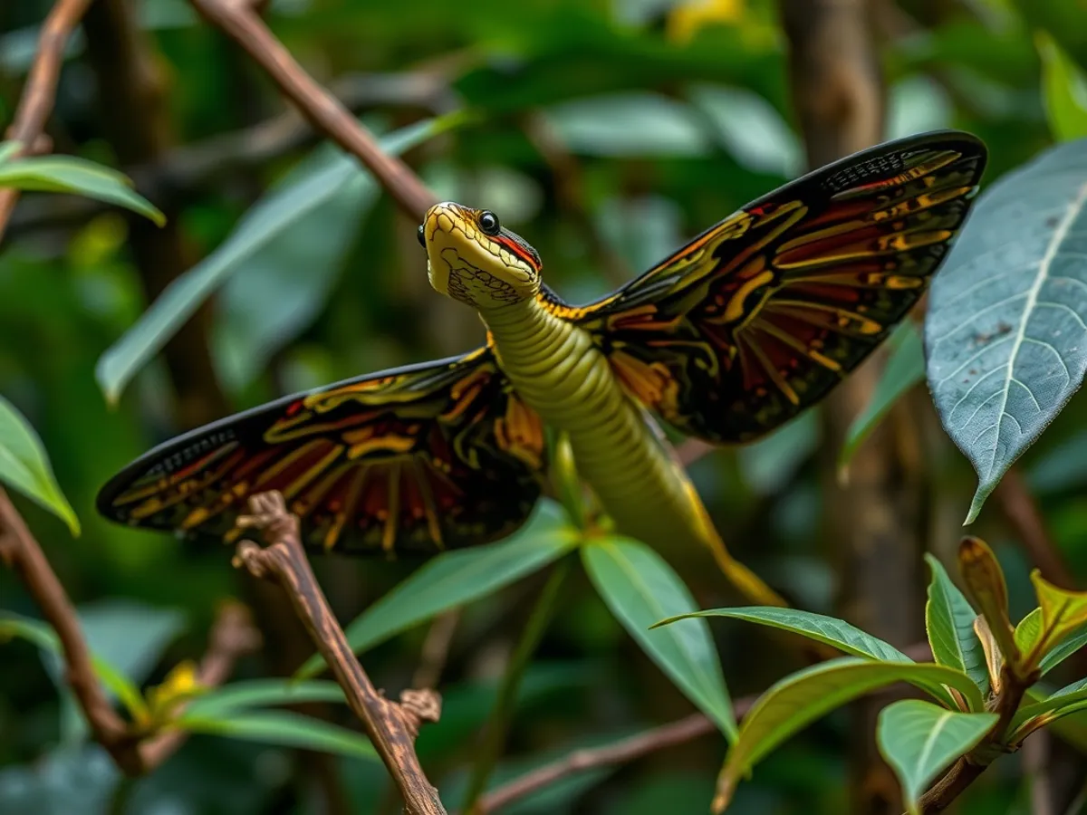 Ornate Flying Snake