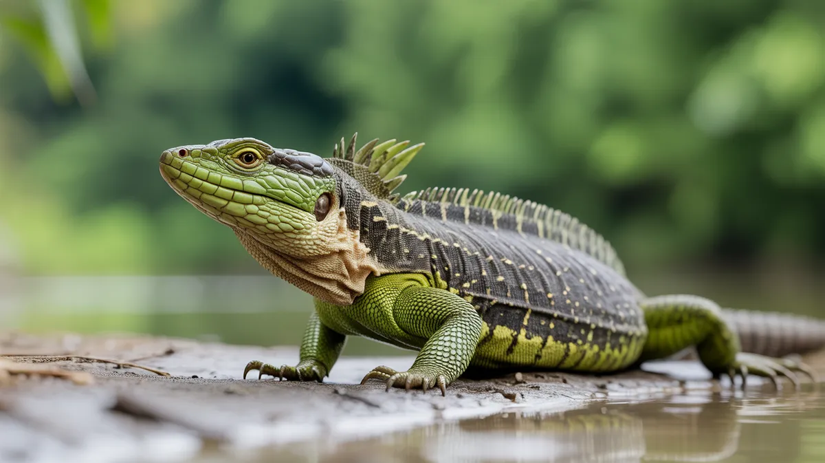 Philippine sailfin lizard