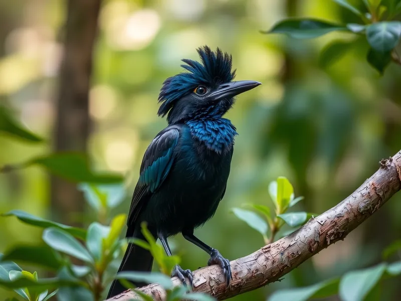Plush-crested Jay