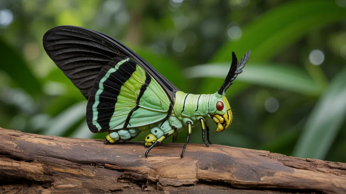 Queen Alexandra's Birdwing Caterpillar