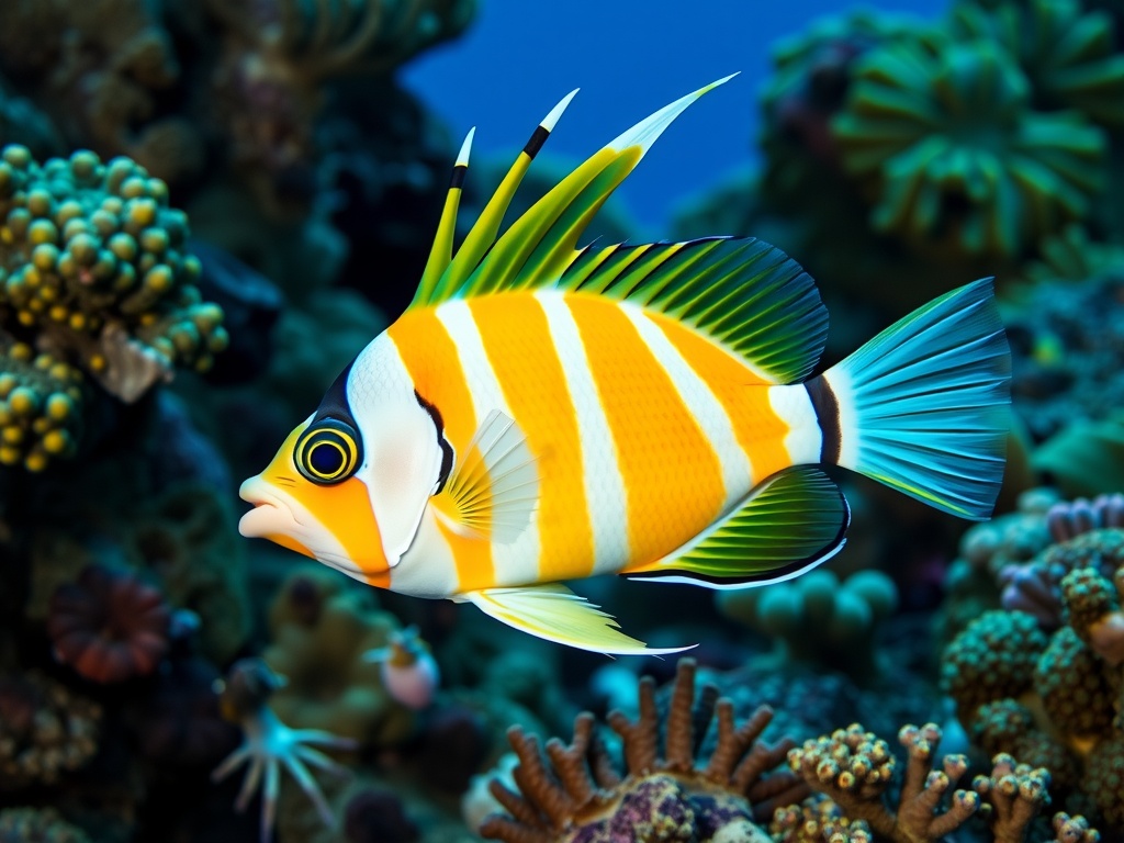 Queen angelfish