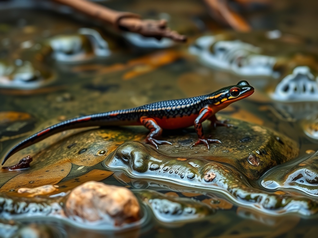 Red-bellied Newt