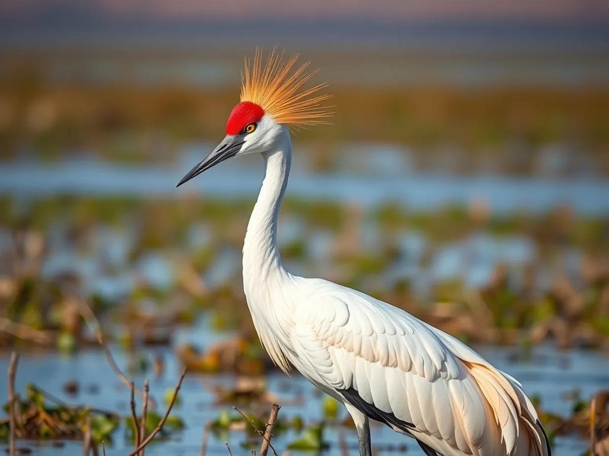 Red-crowned Crane