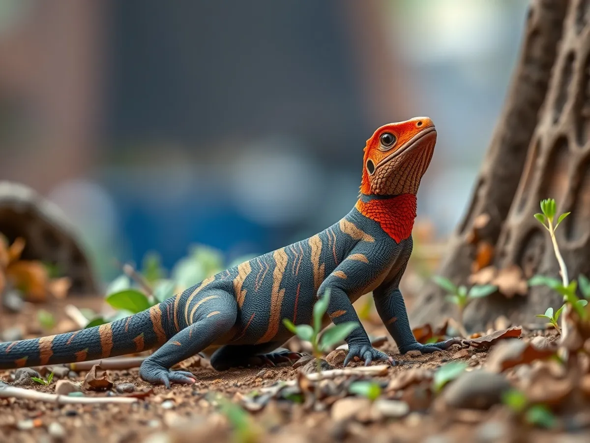 Red-headed Agama