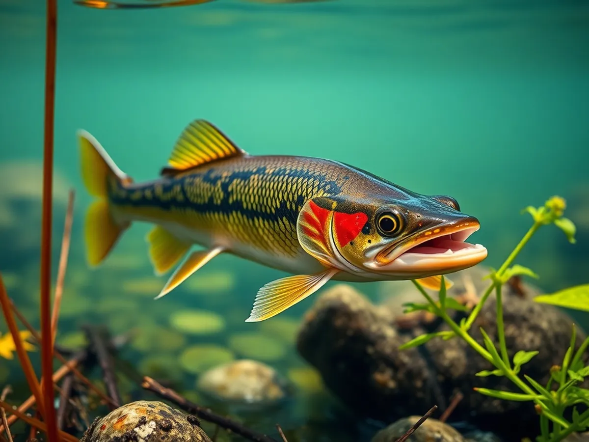 Redfin pickerel