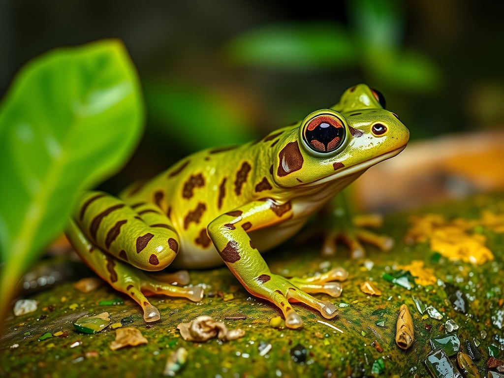 Reticulated Glass Frog