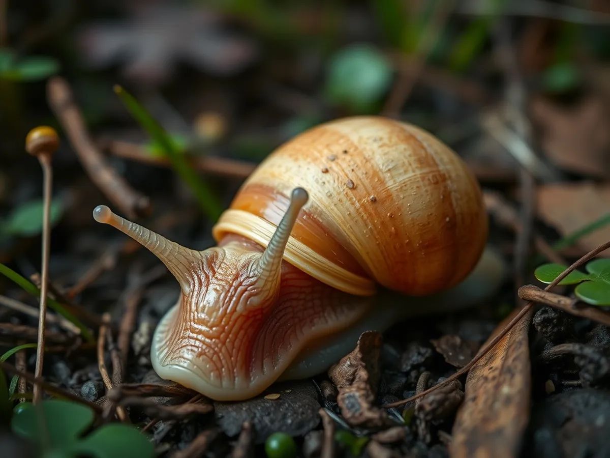 Rosy wolf snail