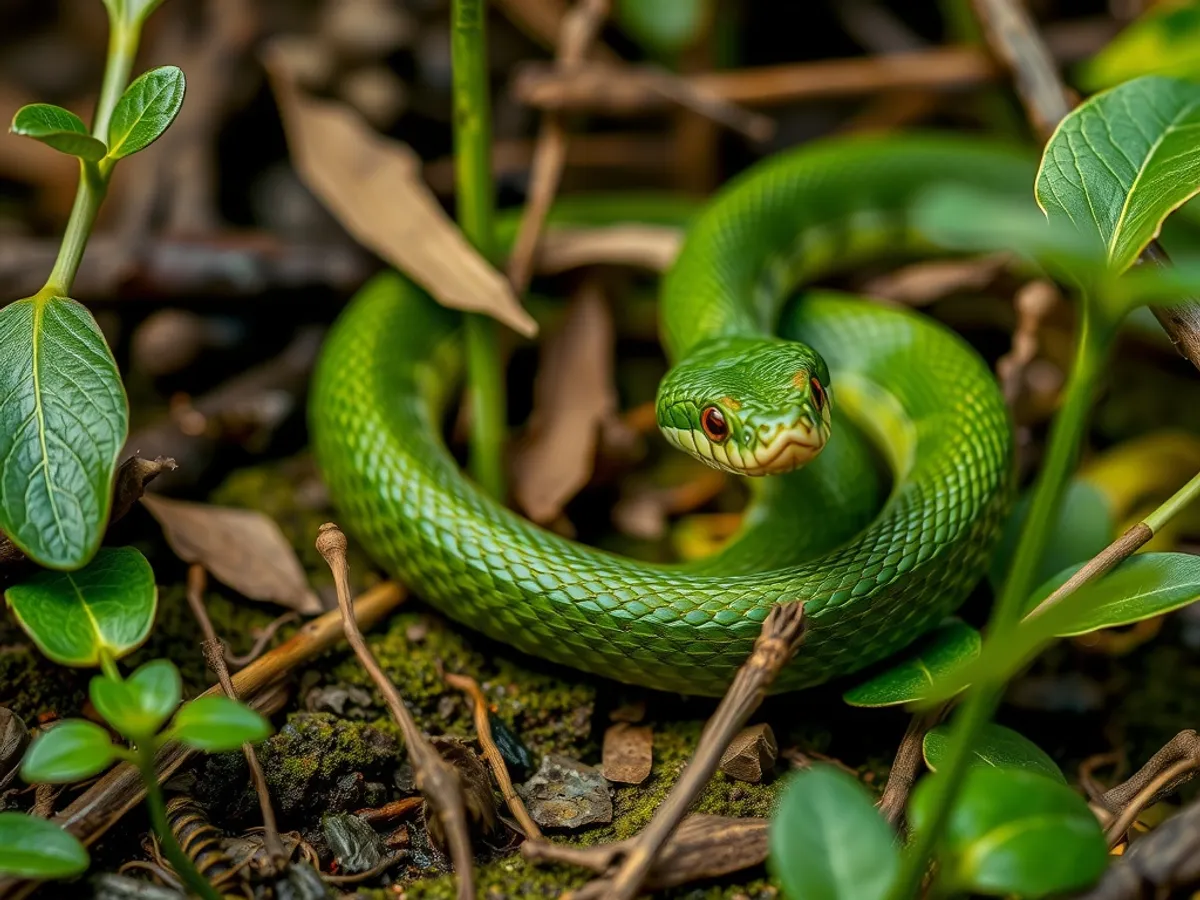 Rough Green Snake