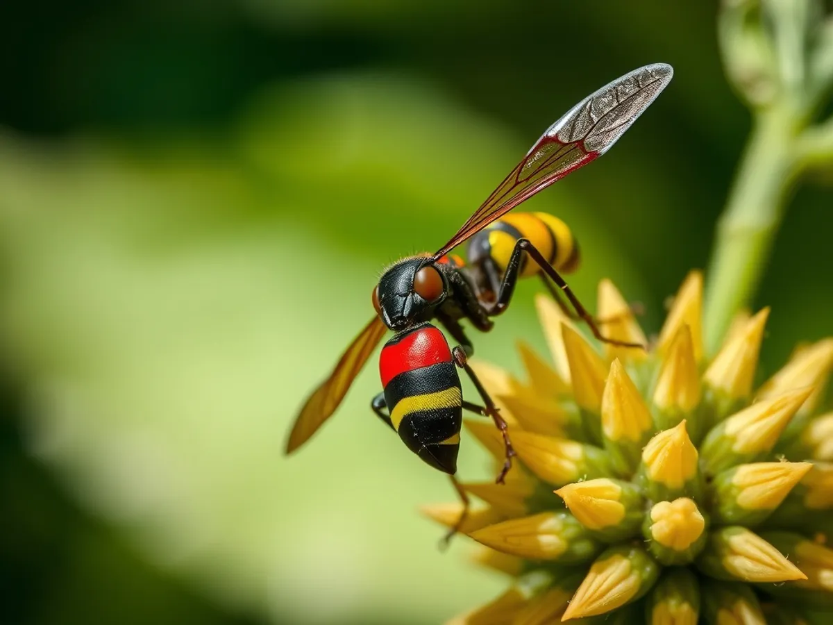 Ruby-tailed wasp