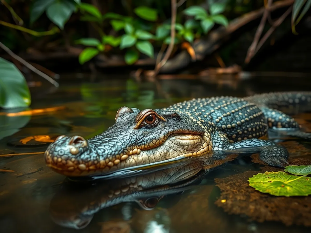 Smooth-fronted Caiman