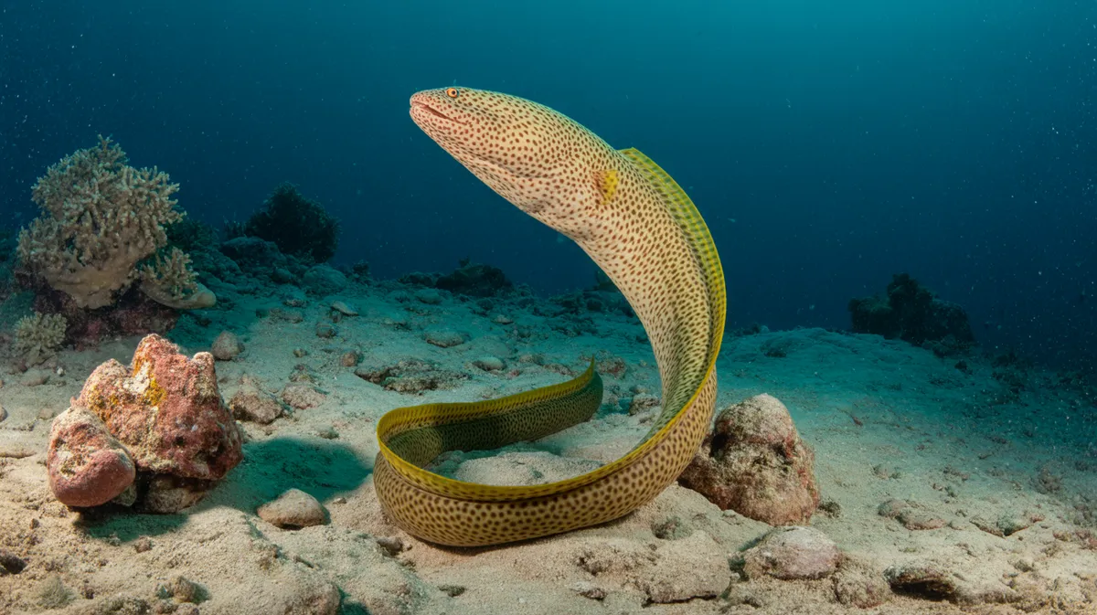 Spotted garden eel