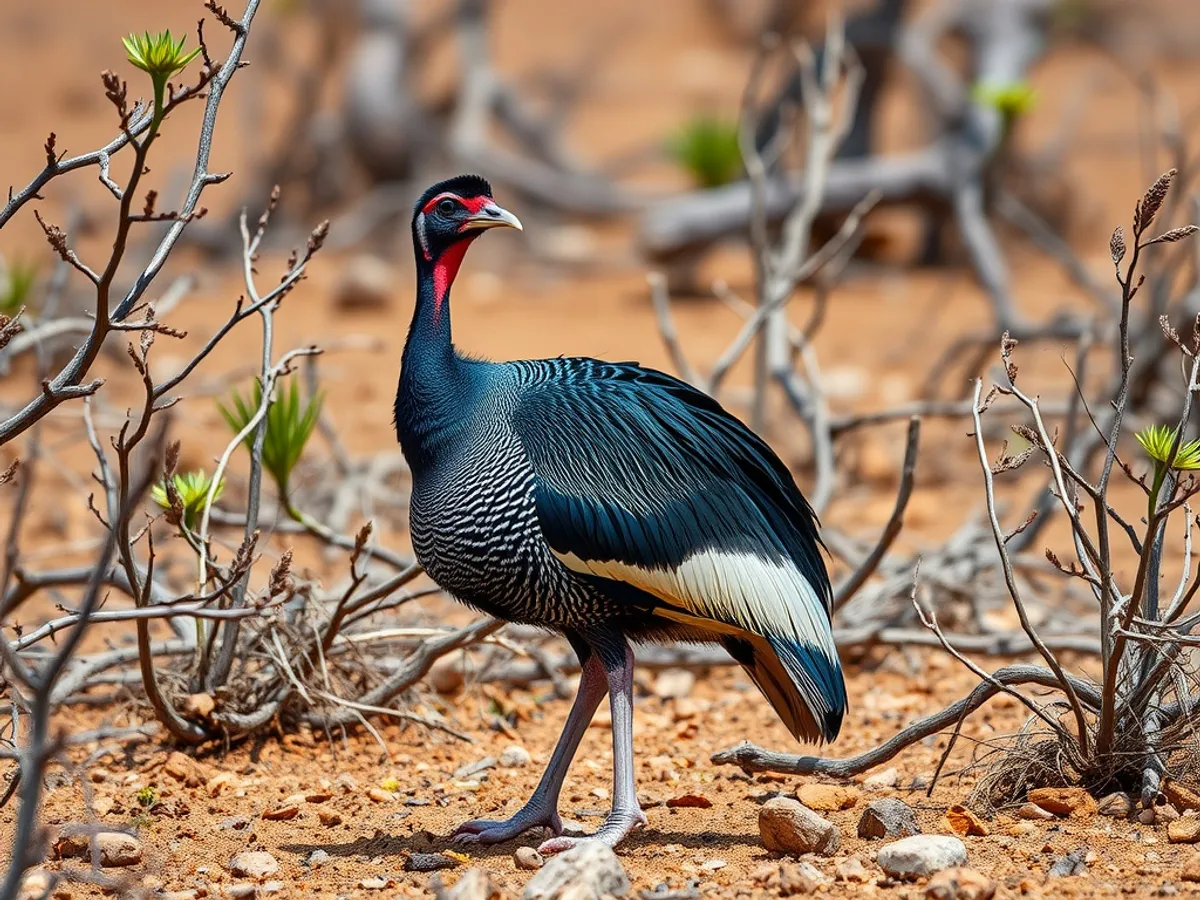 Vulturine Guineafowl